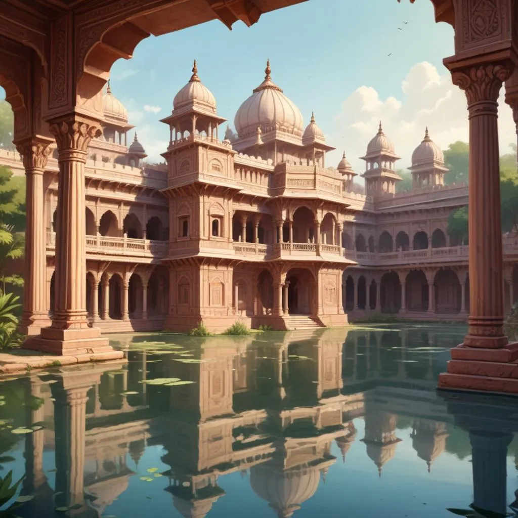 The Construction of Maya Sabha: A Palace of Illusions | Ancient Architecture